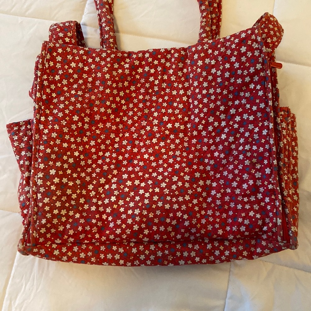 Lilian Vernon Fabric Print Tote Bag